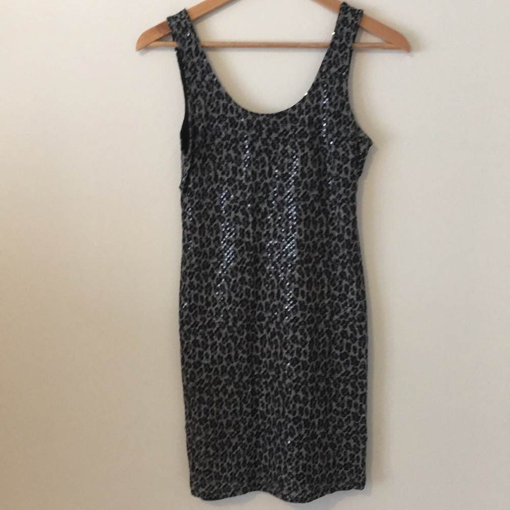 Express Zebra Print Dress XS